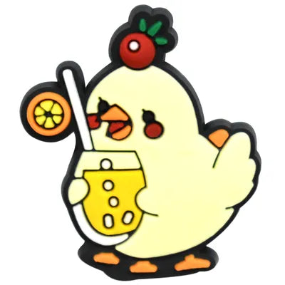 Chick Drinking Lemonade Croc Charm for Crocs | Jibbitz