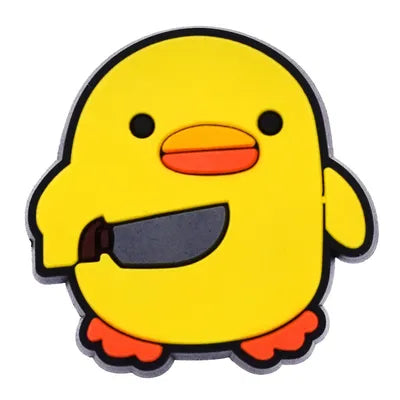 Chick with Knife Meme Croc Charm for Crocs | Jibbitz