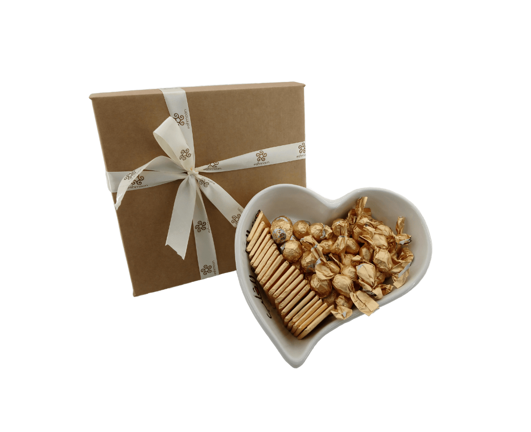 Eshmoon Clay Heart Chocolate Pot