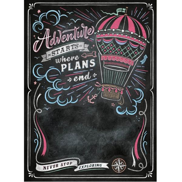 Blackboard Travel - 1000 pcs adults puzzle Blackboard Travel - 1000 pcs Blackboard Travel - 1000 pcs CLEMENTONI