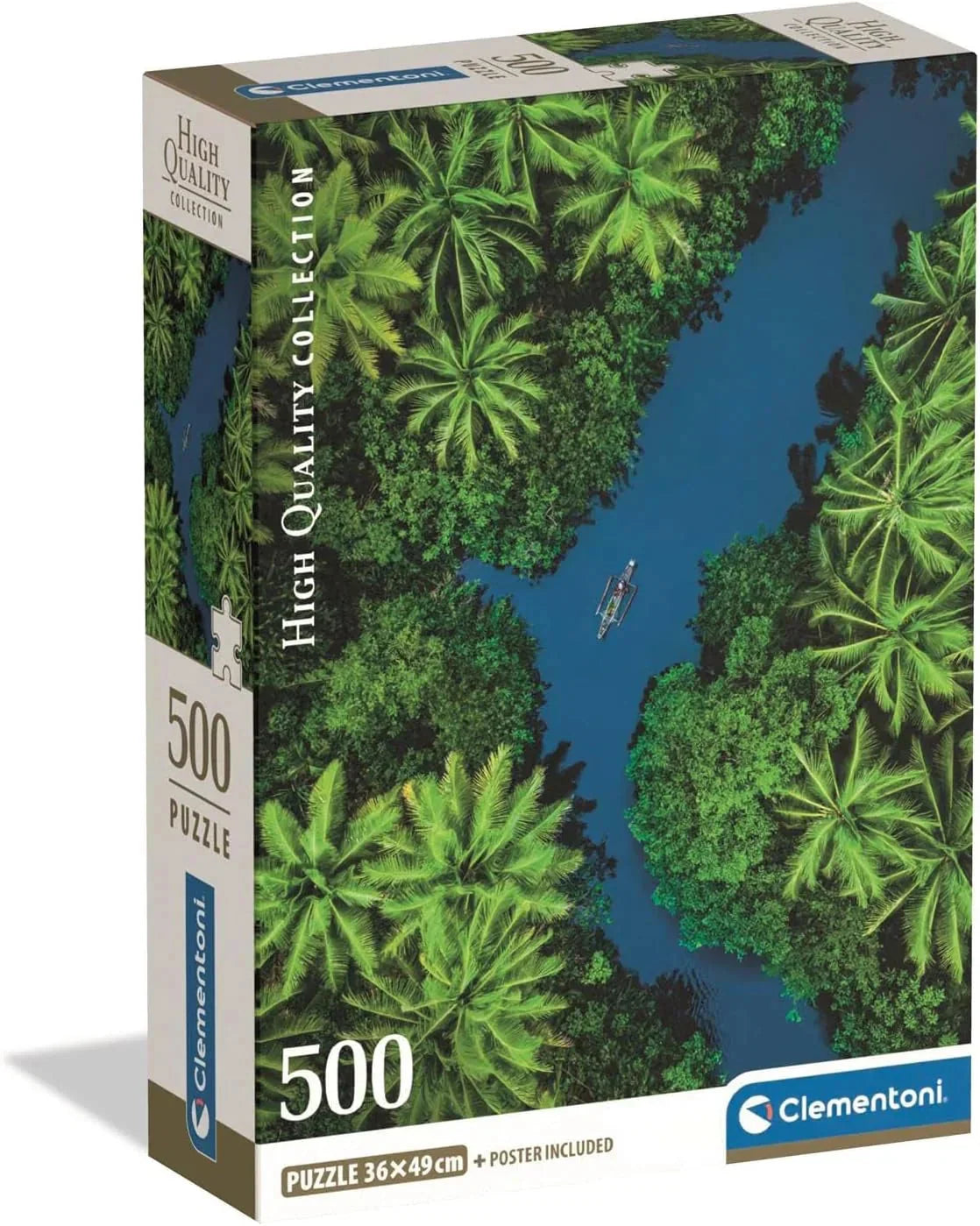 Puzzle 500 Pieces - Tropical Aerial View adults puzzle Puzzle 500 Pieces - Tropical Aerial View Puzzle 500 Pieces - Tropical Aerial View CLEMENTONI
