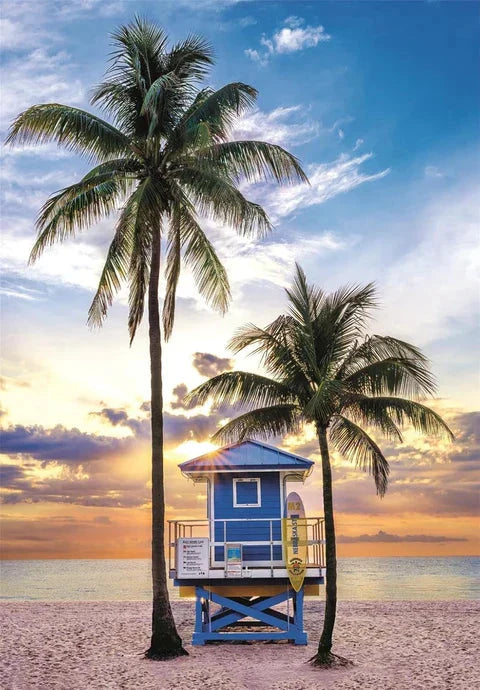 Miami Beach, Florida - 500 pieces adults puzzle Miami Beach, Florida - 500 pieces Miami Beach, Florida - 500 pieces CLEMENTONI