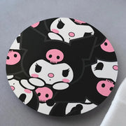 Kuromi print on circular mdf coaster