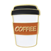 coffee enamel pin | brooch for bags