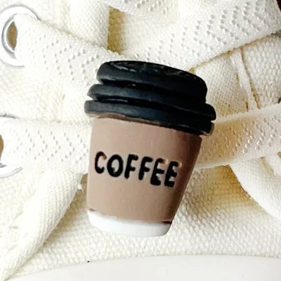 Coffee Shoelace Charm