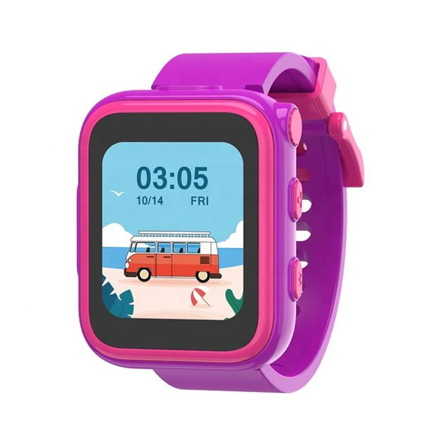 Color-Changing Light Kids Digital Game Watch Purple