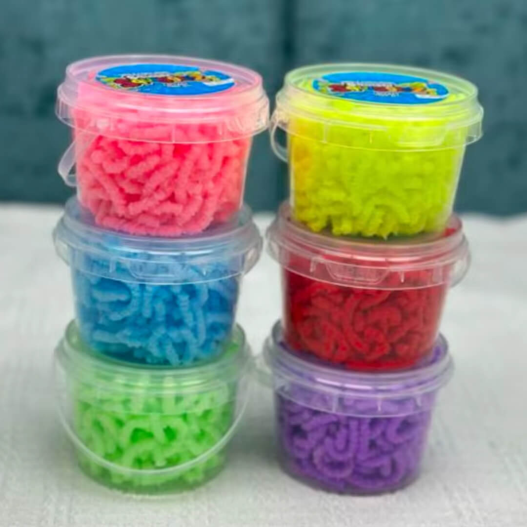 Magic Noodle worm slime sensory toy
