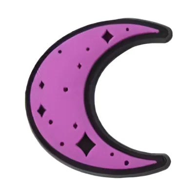 Purple Moon Crescent Spooky Halloween Jibbitz Croc Charms -  Crocs