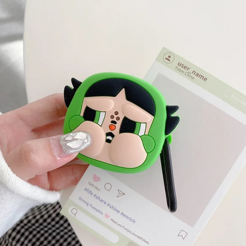 Crybaby Buttercup Power Puff Girls Galaxy Buds Live, Buds 2, Buds 2 Pro, Buds FE, Buds Pro Case