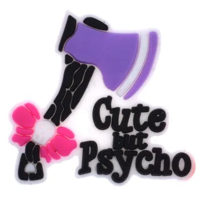 Cute But Psycho Croc Charm for Crocs | Jibbitz