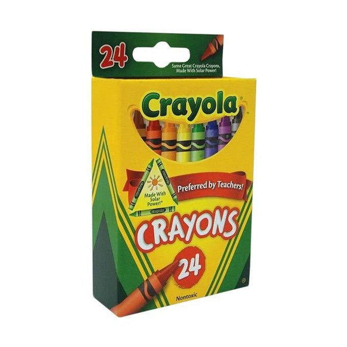 Crayola Standard Crayons, Box of 24 Assorted Colors by Crayola