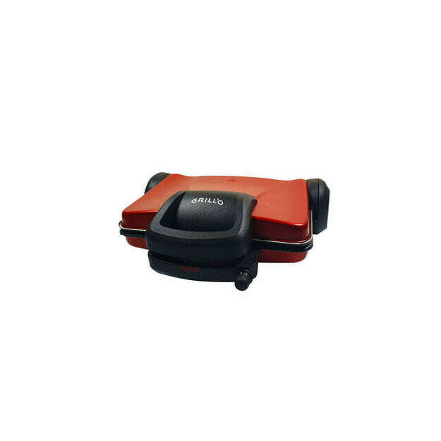 The German Outlet, GRILL'O, Red Grill With Removable Plates