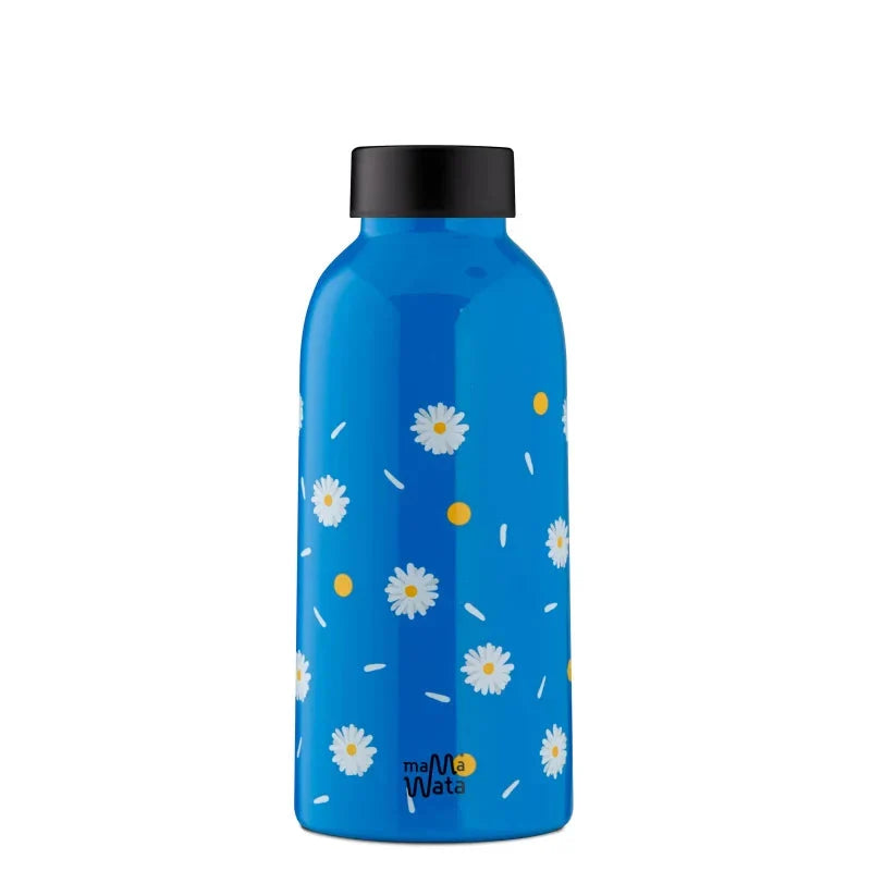 Insulated Stainless Steel Bottle, Daisy 470ml Lunch Box & Water Bottles Insulated Stainless Steel Bottle, Daisy 470ml Insulated Stainless Steel Bottle, Daisy 470ml MAMAWATA