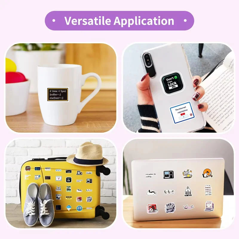 Dark Web Themed Sticker Set Of 50