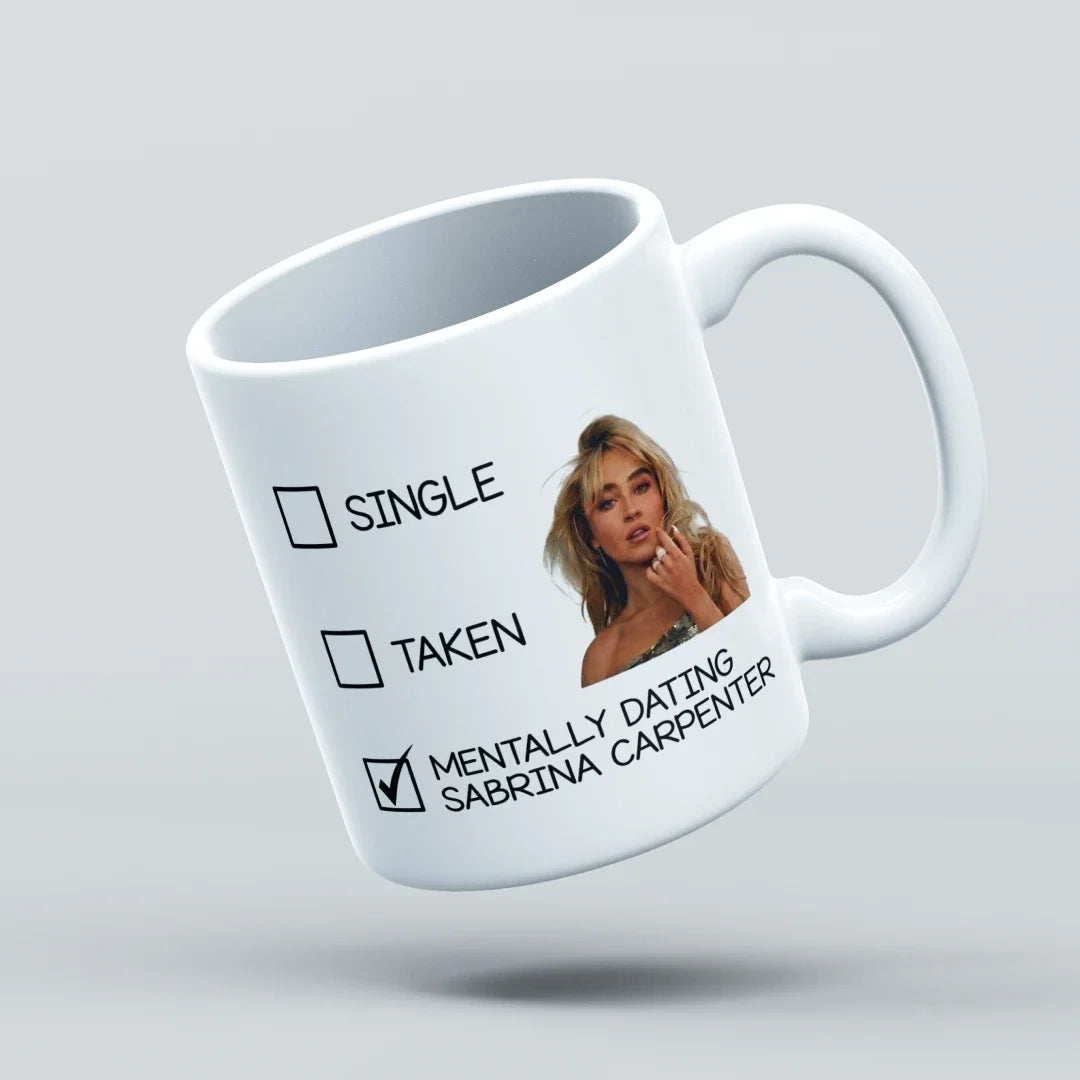 mentally dating sabrina carpenter mug