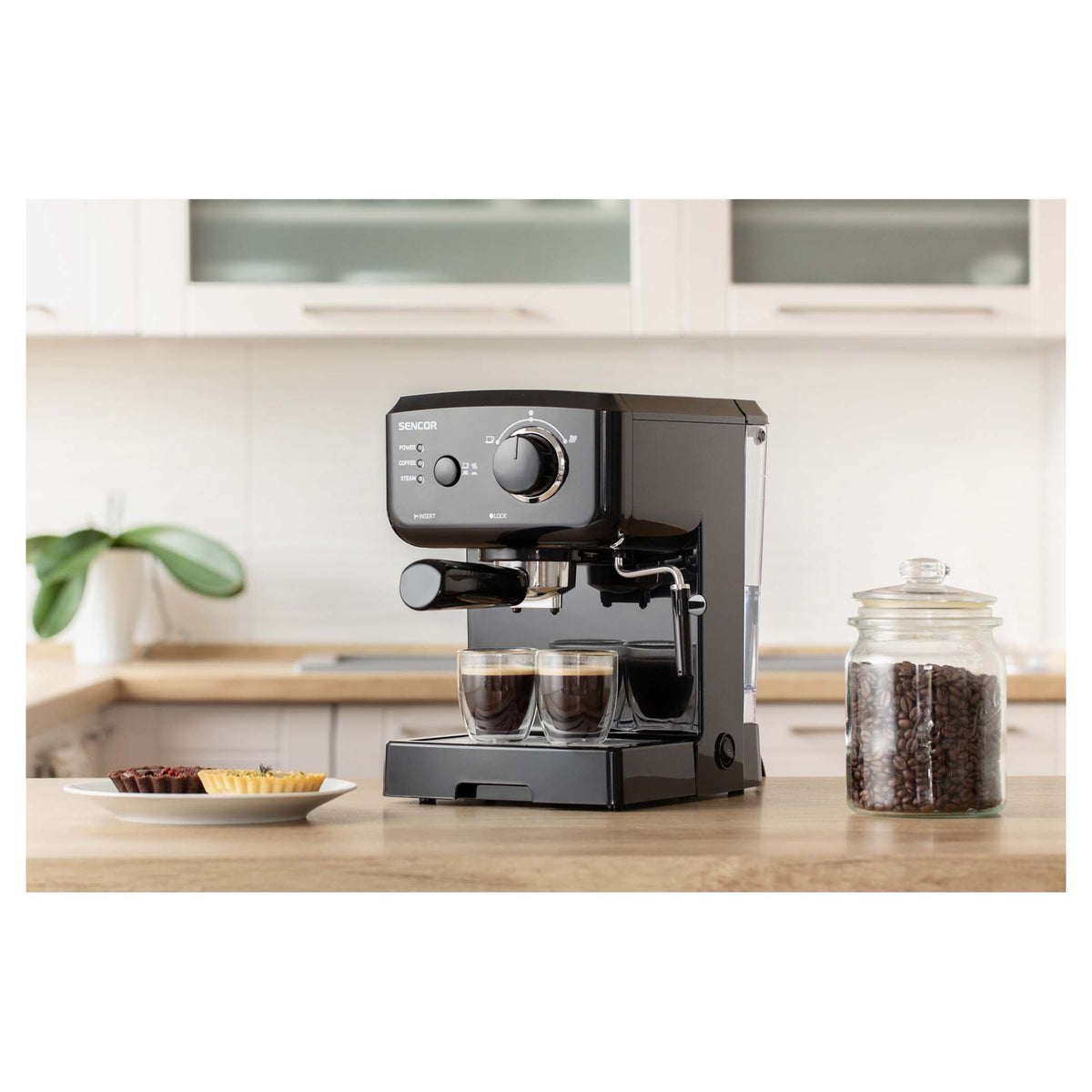 Black Espresso Machine Coffee machine Black Espresso Machine Black Espresso Machine Sencor