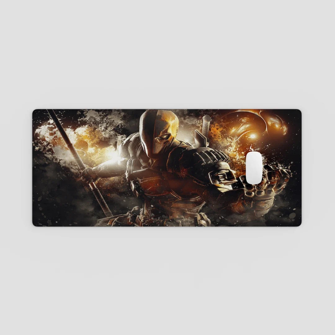 Phone case with warrior design on a light gray background