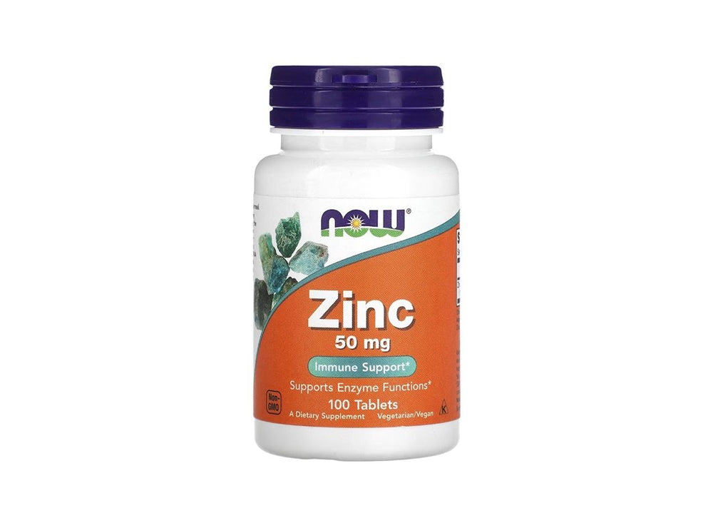 Now Zinc 50 mg 100 Tablets