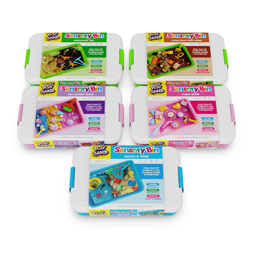 Sensory Bin Creative Play Sand set - Dinosaur Dig Adventure