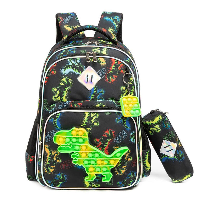 Dinosaur Pop It Backpack 3 Pieces Set