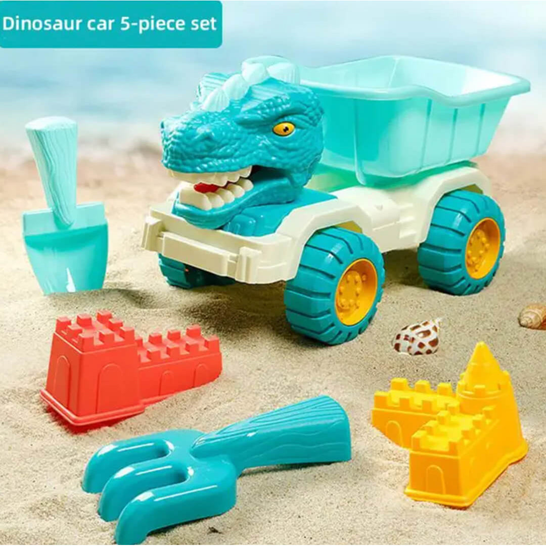 Dinosaur Truck Sand toys - 5 Pieces Set