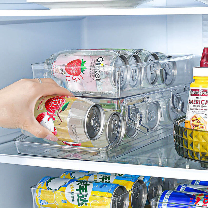 Double-Layer Rolling Can Storage Organizer