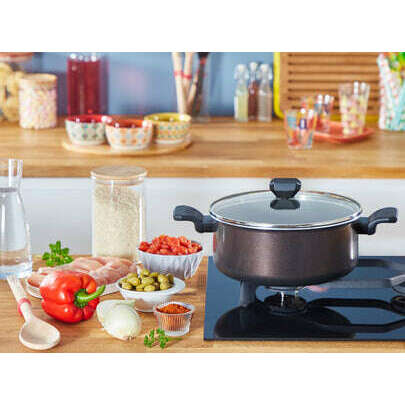 The German Outlet, Tefal, G6 Easy Cook & Clean Stewpot + Glass Lid
