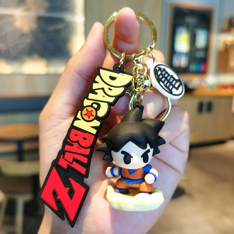 Goku On Cloud 3D PVC Keychain