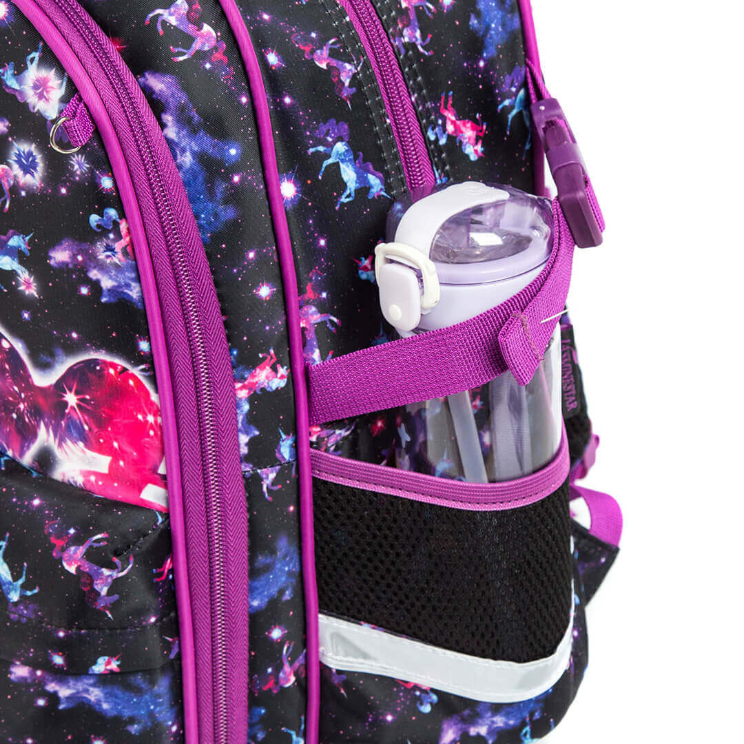 Magical dream unicorn backpack set in purple – 3 pieces