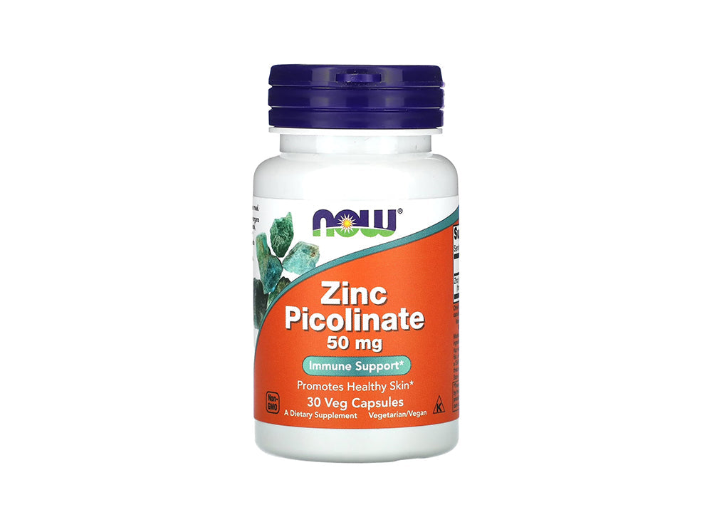 Now Zinc Picolinate 50 mg 30 Capsules