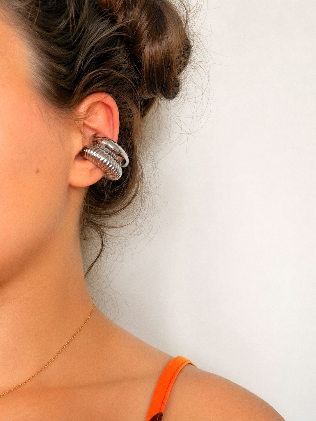 Striped Ear Cuff - 1 Piece