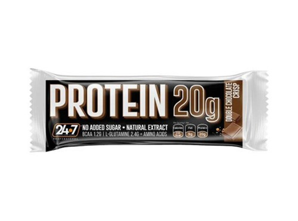 24/7 Double Chocolate Crisp Protein Bar 50 g
