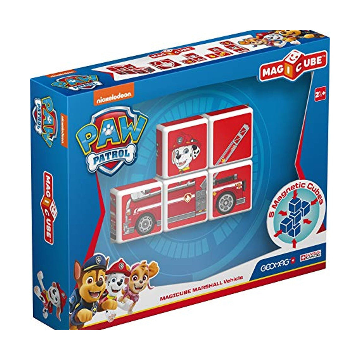 Geomag MAGICUBE Paw Patrol Construction Toy, 3 Cubes by Geomag
