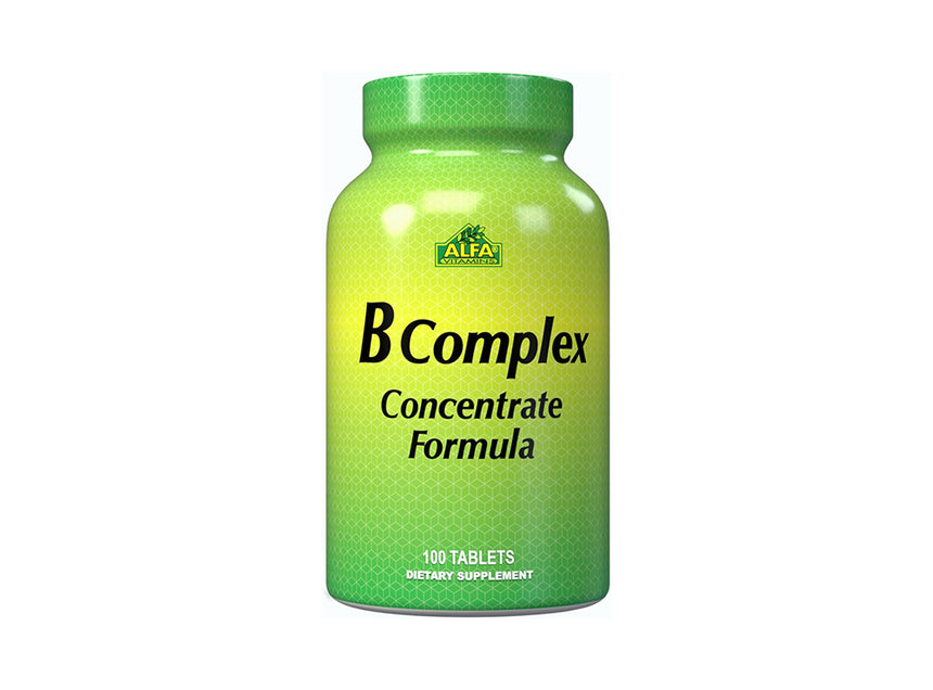 Alfa Vitamins B Complex Formula 100 Tablets