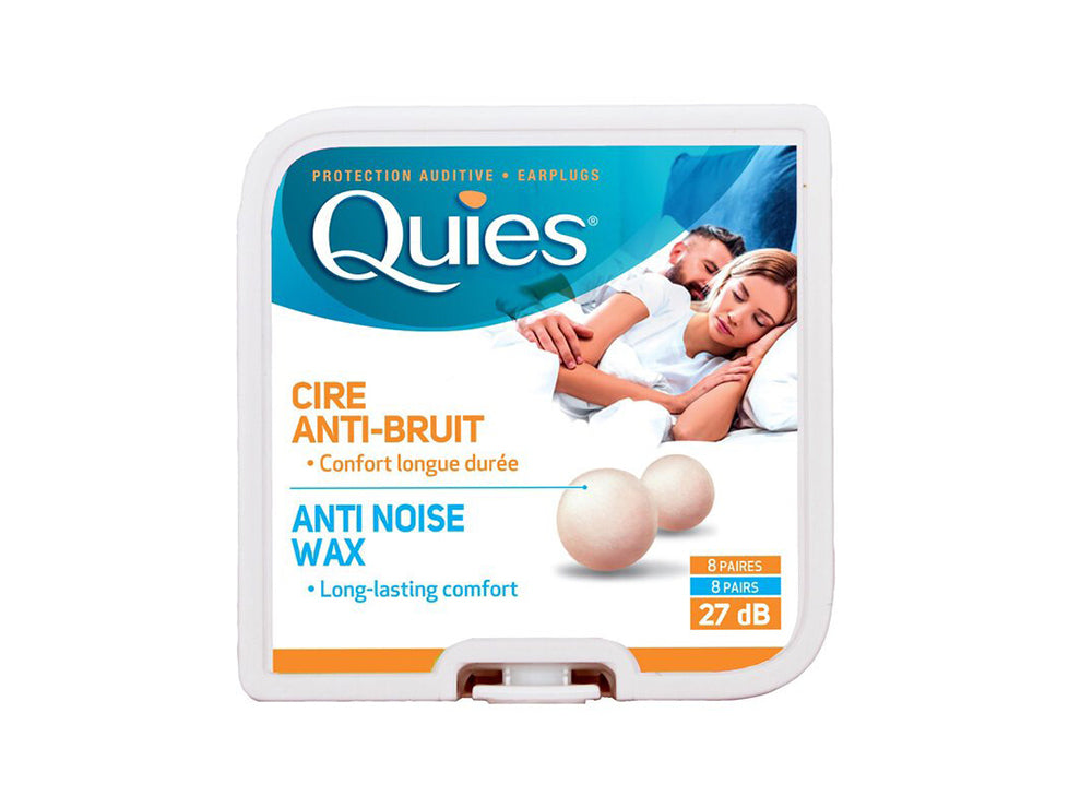 Quies Ears Plug Cire Naturelle 8 Pairs
