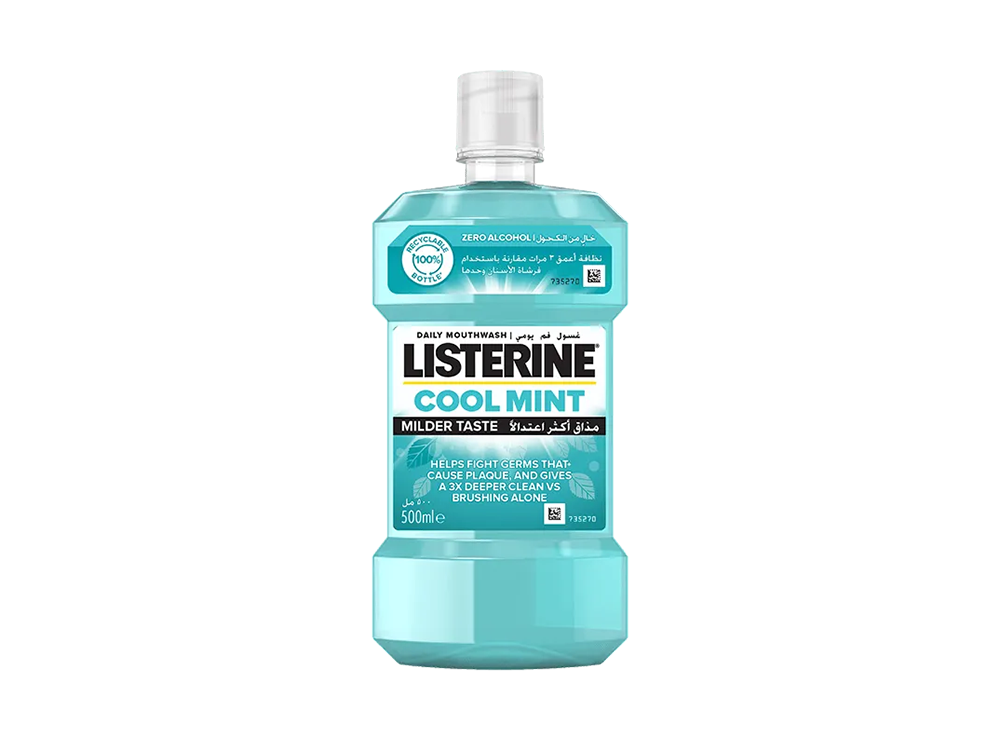 Listerine Mw Cool Mint Zero Mouthwash 500 ml