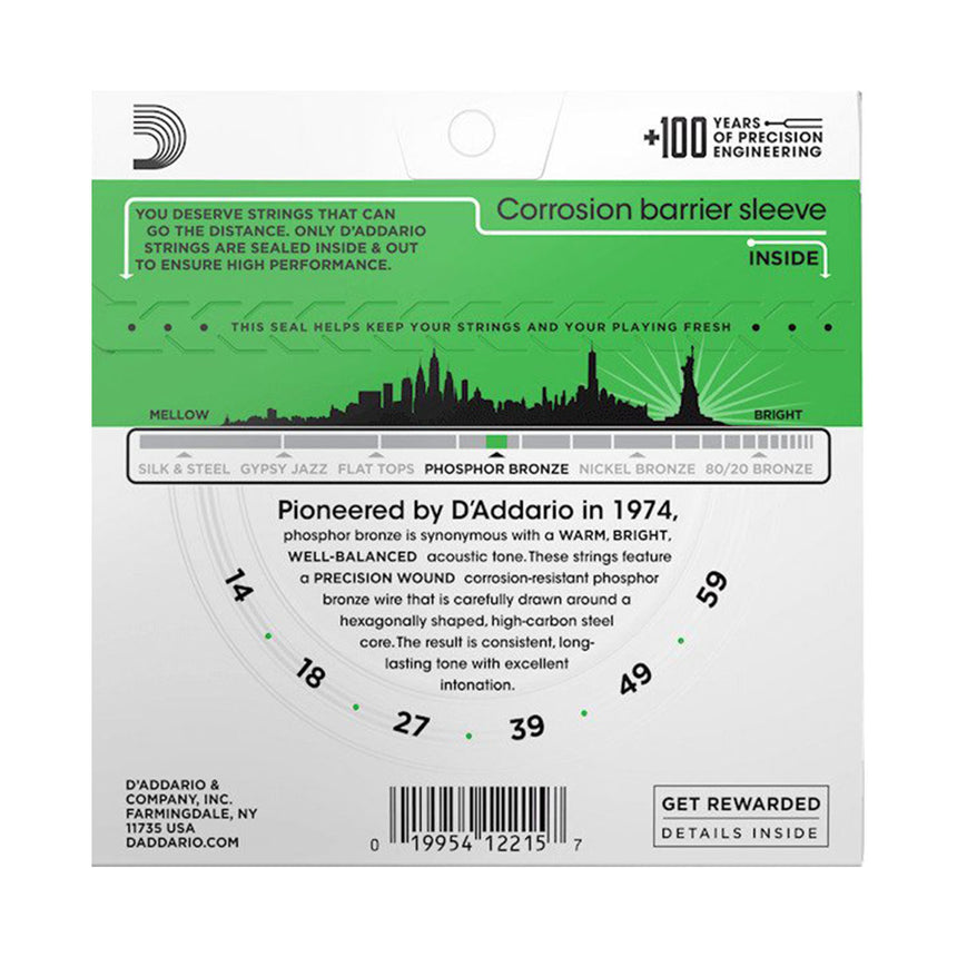 D’Addario EJ18 Heavy Acoustic Guitar Strings
