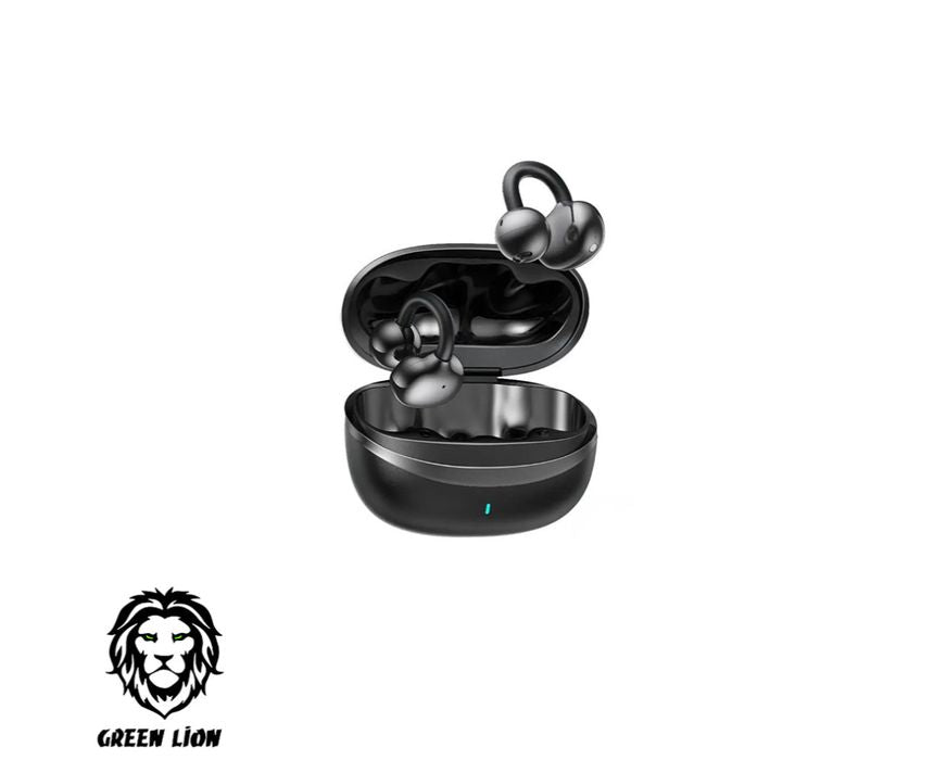 Green Lion Sonix Clip On Earbuds Black