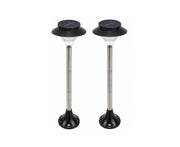 Solar Garden Post Top Light White 2pcs
