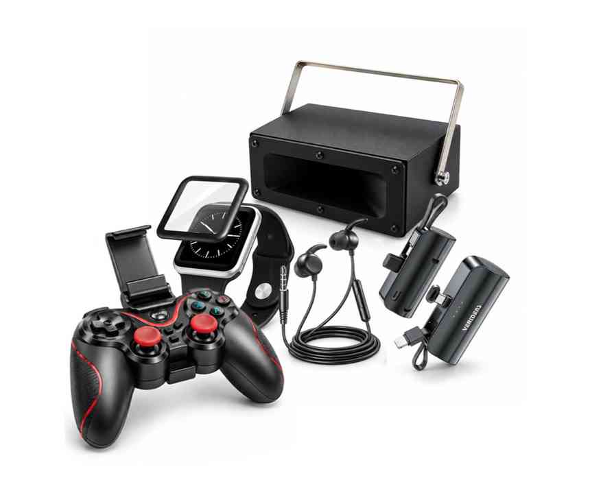 Combo Deal Power Bank, 5AH, VD-PB053 + Earphone XO EP65 + Mouse Expeller Speaker, SD-020 + Screen Guard Apple Watch 38/42MM + Gamepad S6