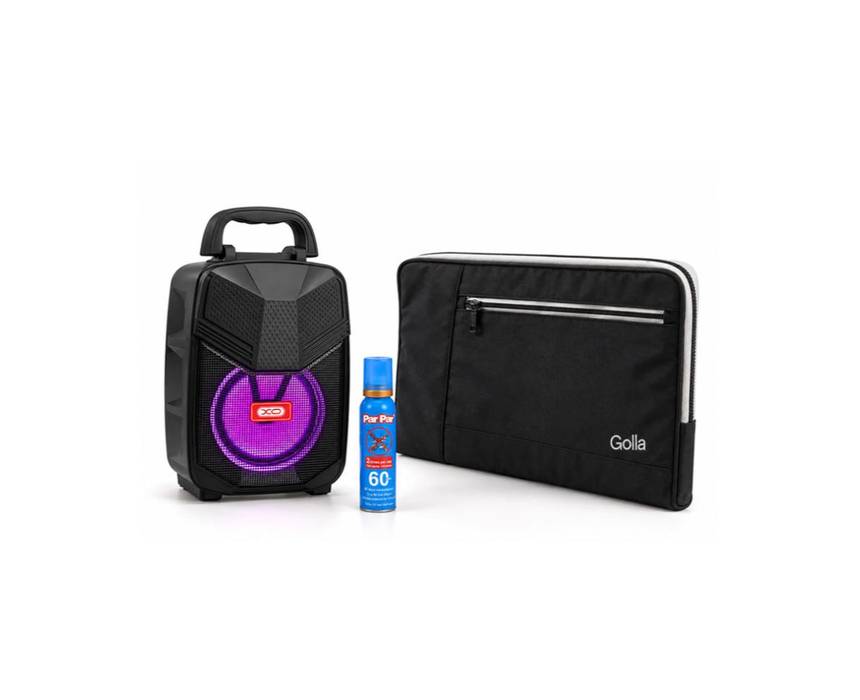 Combo Deal Mosquito Body Spray, 100ML + Speaker Bluetooth XO F29 + Laptop Bag 16" G1472