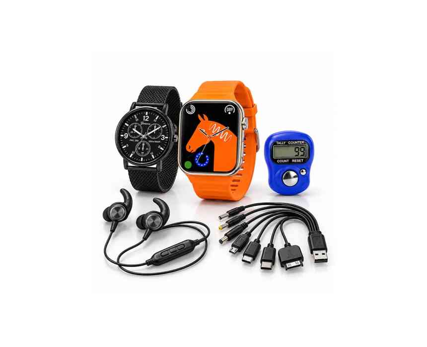 Combo Deal Earphone Borofone Smart Watch Telzeal