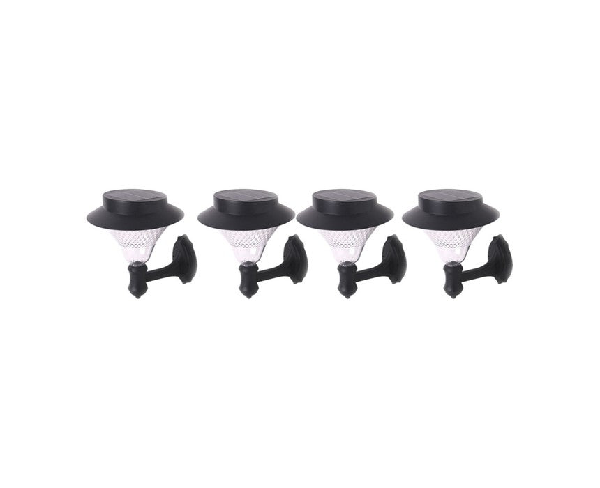 Solar Wall Lantern Warm White 4pcs