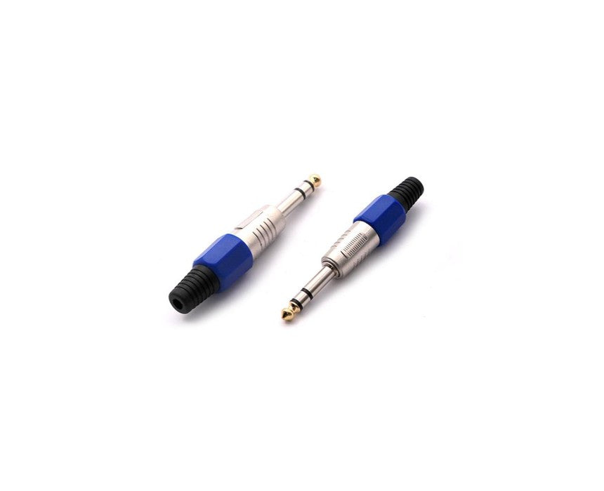 Audio Connector Jack Stereo Male 6.3mm Cable Mount
