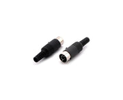 Audio Video MIDI Connector DIN Male 5-Pin 180° Cable Mount