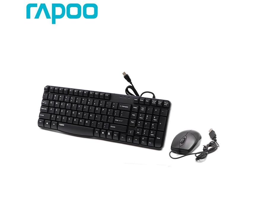 Keyboard & Mouse Wired Rapoo X120