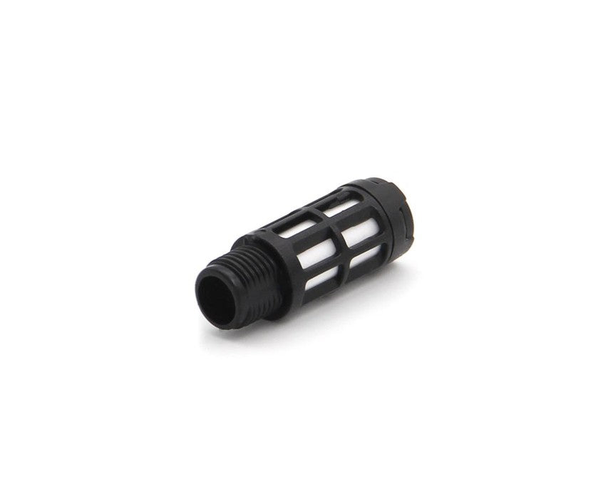 Pneumatic - Fittings - Muffler - Plastic Black - 1/4"