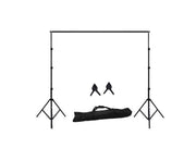 Photography Background Backdrop Support System Canvas Hold 2.6x3m