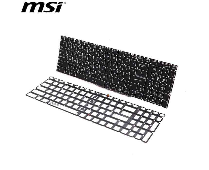 Laptop Keyboard Comaptible With MSI GT72 White
