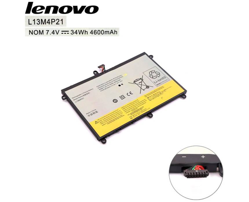 Laptop Battery 7.4V 4.6Ah Lenovo L13M4P21 Original